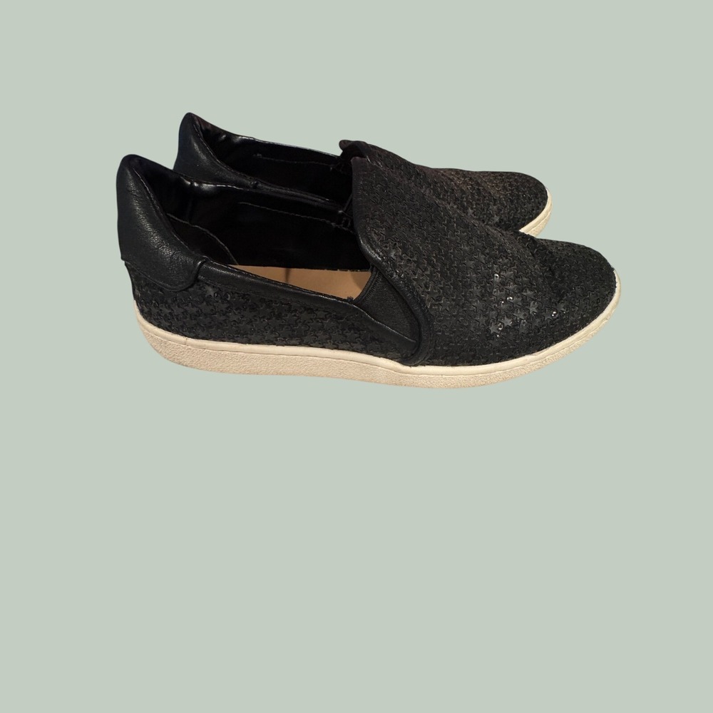 UGG Jass Starry Night Black Star Embossed Slip On Sneakers 1Womens 9